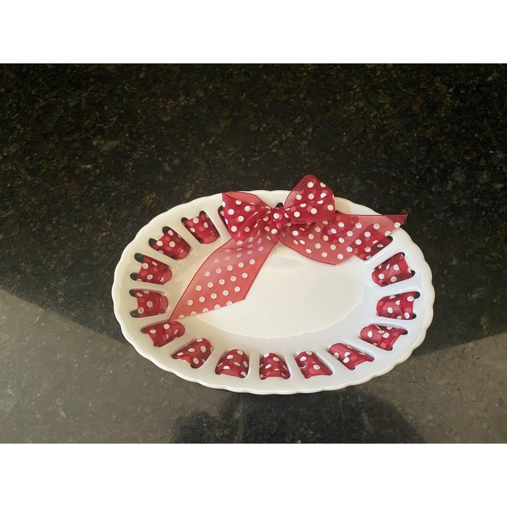 Dress Me Up 8" Small Candy Dish, Antique Reflections, J. Godinger